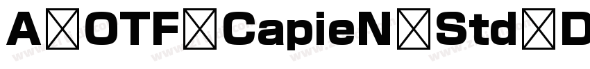 A OTF CapieN Std DB字体转换
